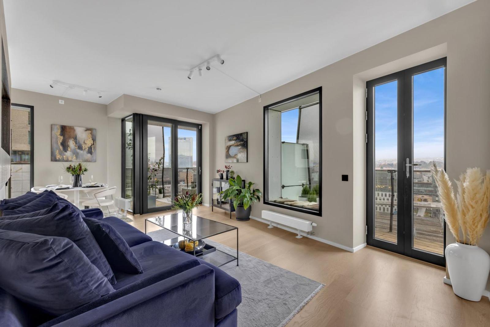 Apartmán Eksklusiv Modern Barcode Oslo Exteriér fotografie