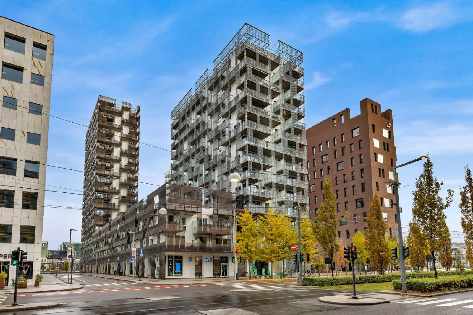 Apartmán Eksklusiv Modern Barcode Oslo Exteriér fotografie